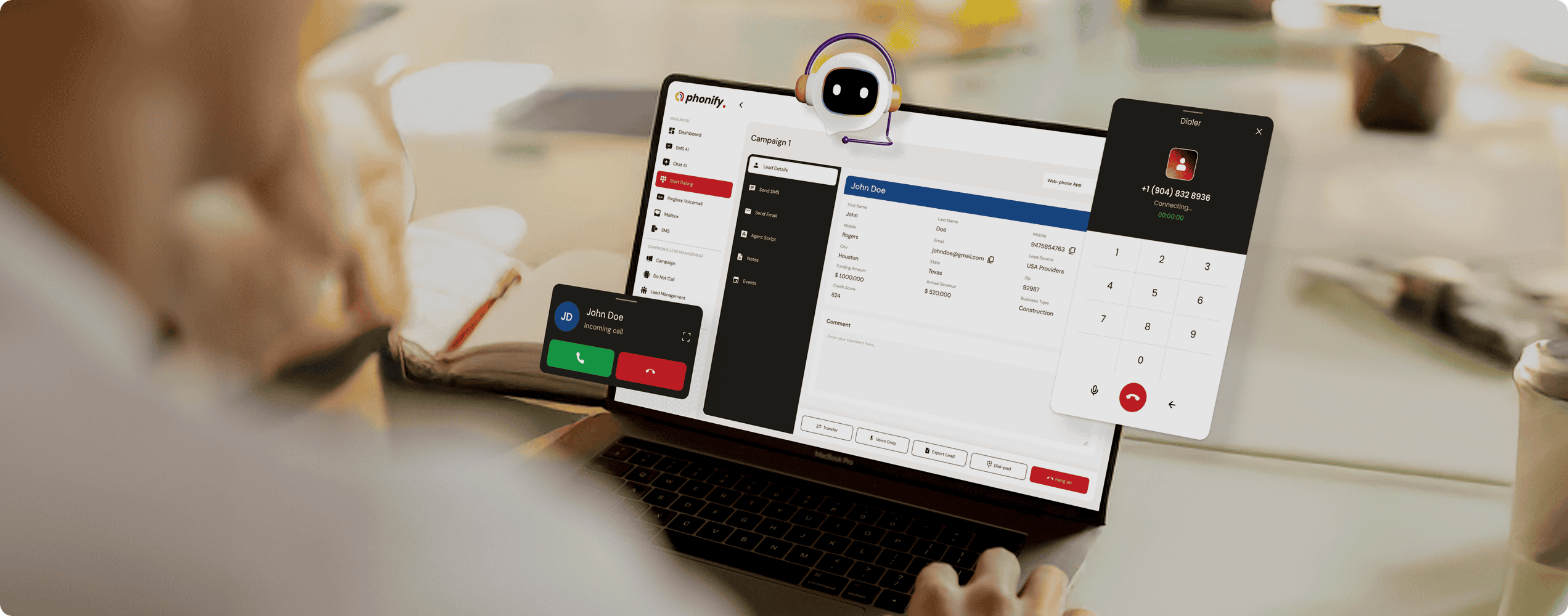 Phonify Dashboard - AI Voice Platform